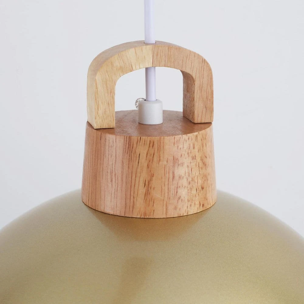 3-Pack 1-Light Gold Vintage Pendant Light Adjustable Ceiling Hanging Lights With Metal Shade 12 3-Pack 1-Light Gold Vintage Pendant Light Adjustable Ceiling Hanging Lights With Metal Shade - Image 10