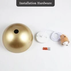 3-Pack 1-Light Gold Vintage Pendant Light Adjustable Ceiling Hanging Lights With Metal Shade 19 3-Pack 1-Light Gold Vintage Pendant Light Adjustable Ceiling Hanging Lights With Metal Shade -Lamp Parts gold adsensty pendant lights hd3 1g 3 d00075 c3 1000