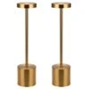 13.4 In. Gold Rechargeable I-Shaped Metal Table Lamps, Integrated LED With Adjustable Color Temperature (2-Pack) 2 13.4 In. Gold Rechargeable I-Shaped Metal Table Lamps, Integrated LED With Adjustable Color Temperature (2-Pack) -Lamp Parts gold briignite table lamps hr td02901aa 21 64 1000