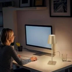 4-Pack 14 In. Gold LED Cordless Table Lamp, 3CCT Dimmable Portable Desk Lamps 17 4-Pack 14 In. Gold LED Cordless Table Lamp, 3CCT Dimmable Portable Desk Lamps -Lamp Parts gold c cattleya table lamps hca2615 4tg 31 1000