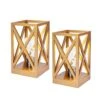 8.9 In. 2-Pack Retro Battery Powered Indoor Table Lamps, Gold Finish -Lamp Parts gold table lamps wbtl jh16 gd 64 1000