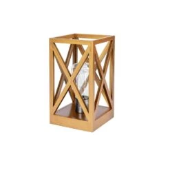 8.9 In. Retro Battery Powered Indoor Table Lamps, Gold Finish -Lamp Parts gold table lamps wbtl jh17 gd c3 1000