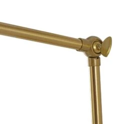 Swing Arm Adjustable Wall Lamps Set Of 2 Brass Hardwired Light Fixture Up Down Glass Shade -Lamp Parts gold wall lamps wbwl y014 gs fa 1000