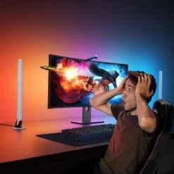DreamView G1 Pro RGBIC Smart Gaming Kit Integrated LED Strip Light With Two Light Bars -Lamp Parts govee led strip lights h604ca01 c3 1000