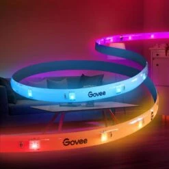 RGBIC Pro 9.8 Ft. Smart Color Changing Plug-In Integrated LED White Tape Wi-Fi Enabled Strip Light (1-Strip) -Lamp Parts govee led strip lights h619zad1 76 1000