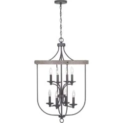 Gulliver 8-Light Graphite Pendant -Lamp Parts graphite progress lighting pendant lights p500158 143 44 1000