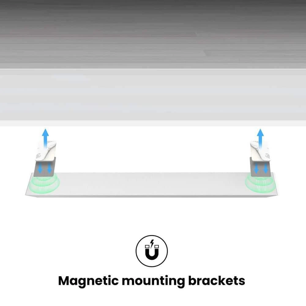 13 In. Battery Operated LED Motion Sensor Stanless Steel Rechargeable 4000K Cool White Under Cabinet Closet Light 1-Pack 6 13 In. Battery Operated LED Motion Sensor Stanless Steel Rechargeable 4000K Cool White Under Cabinet Closet Light 1-Pack - Image 4