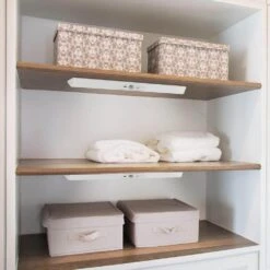 13 In. Battery Operated LED Motion Sensor Stanless Steel Rechargeable 4000K Cool White Under Cabinet Closet Light 1-Pack 18 13 In. Battery Operated LED Motion Sensor Stanless Steel Rechargeable 4000K Cool White Under Cabinet Closet Light 1-Pack -Lamp Parts gray feit electric under cabinet bar lights closet13 840 bat c3 1000