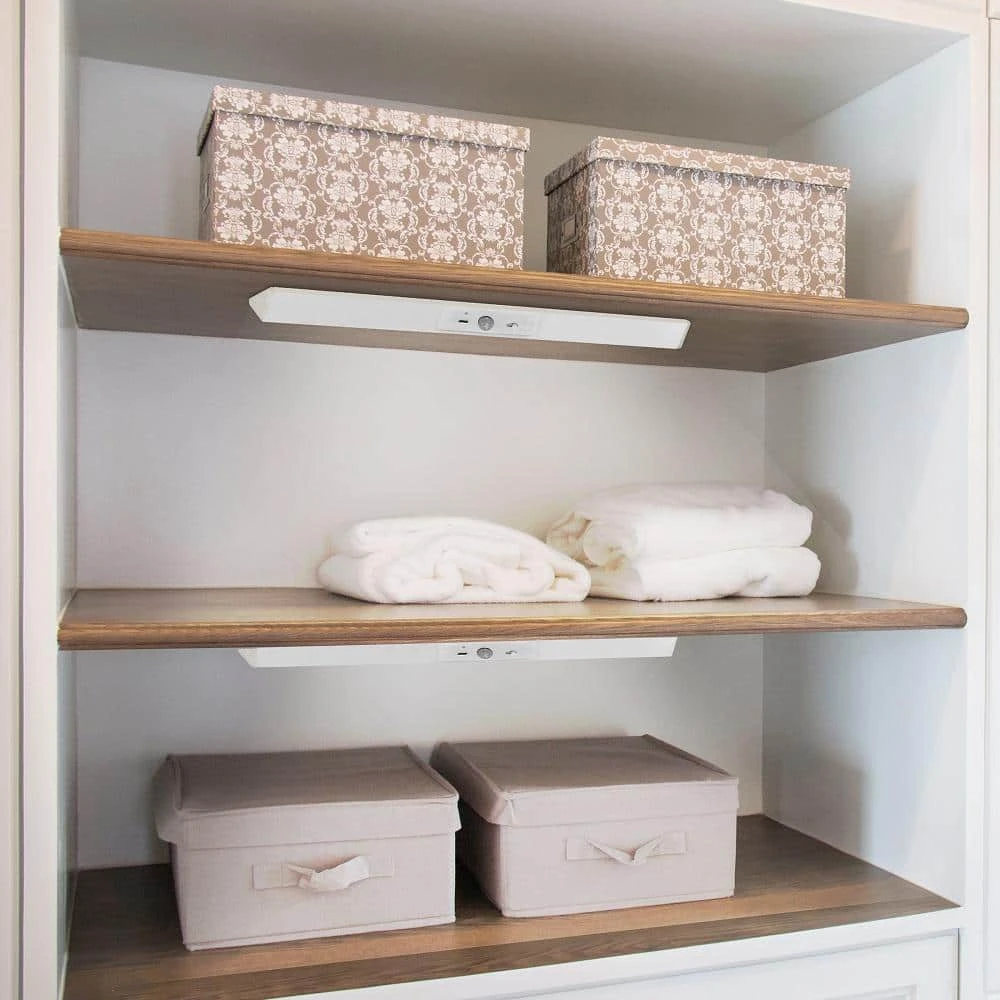 13 In. Battery Operated LED Motion Sensor Stanless Steel Rechargeable 4000K Cool White Under Cabinet Closet Light 1-Pack 10 13 In. Battery Operated LED Motion Sensor Stanless Steel Rechargeable 4000K Cool White Under Cabinet Closet Light 1-Pack - Image 8