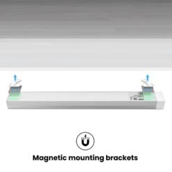 12.5 In. Battery Operated LED White Rechargeable 4000K Cool White Under Cabinet Light (12-Pack) 21 12.5 In. Battery Operated LED White Rechargeable 4000K Cool White Under Cabinet Light (12-Pack) -Lamp Parts gray feit electric under cabinet bar lights ucl12 5 840 bat 12 1f 1000