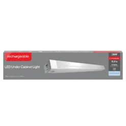 12.5 In. Battery Operated LED White Rechargeable 4000K Cool White Under Cabinet Light (12-Pack) 16 12.5 In. Battery Operated LED White Rechargeable 4000K Cool White Under Cabinet Light (12-Pack) -Lamp Parts gray feit electric under cabinet bar lights ucl12 5 840 bat 12 40 1000