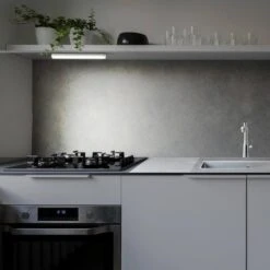 12.5 In. Battery Operated LED White Rechargeable 4000K Cool White Under Cabinet Light (12-Pack) 24 12.5 In. Battery Operated LED White Rechargeable 4000K Cool White Under Cabinet Light (12-Pack) -Lamp Parts gray feit electric under cabinet bar lights ucl12 5 840 bat 12 76 1000