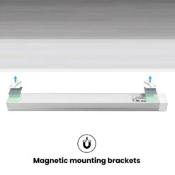 14.5 In. Battery Operated LED White Rechargeable 4000K Cool White Under Cabinet Light (1-Pack) 22 14.5 In. Battery Operated LED White Rechargeable 4000K Cool White Under Cabinet Light (1-Pack) -Lamp Parts gray feit electric under cabinet bar lights ucl14 5 840 bat 1f 1000
