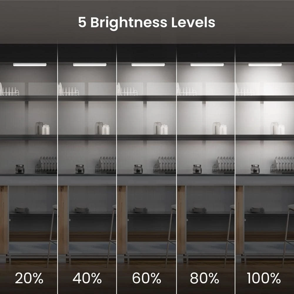 14.5 In. Battery Operated LED White Rechargeable 4000K Cool White Under Cabinet Light (1-Pack) 10 14.5 In. Battery Operated LED White Rechargeable 4000K Cool White Under Cabinet Light (1-Pack) - Image 8