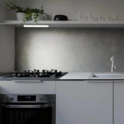 14.5 In. Battery Operated LED White Rechargeable 4000K Cool White Under Cabinet Light (1-Pack) 25 14.5 In. Battery Operated LED White Rechargeable 4000K Cool White Under Cabinet Light (1-Pack) -Lamp Parts gray feit electric under cabinet bar lights ucl14 5 840 bat 76 1000