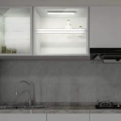 14.5 In. Battery Operated LED White Rechargeable 4000K Cool White Under Cabinet Light (1-Pack) 24 14.5 In. Battery Operated LED White Rechargeable 4000K Cool White Under Cabinet Light (1-Pack) -Lamp Parts gray feit electric under cabinet bar lights ucl14 5 840 bat fa 1000