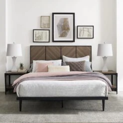 Salem 24.5 In. Gray Modern Dimmable Resin Bedroom Living Room Bedside Desk Nightstand Table Lamps Usb Port Set Of 2 -Lamp Parts gray maxax table lamps t242 gy 66 1000