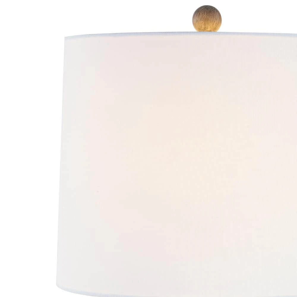 26.5 In. Gray Modern Dimmable Resin Bedroom Living Room Bedside Desk Nightstand Table Lamps USB Port (Set Of 2) 9 26.5 In. Gray Modern Dimmable Resin Bedroom Living Room Bedside Desk Nightstand Table Lamps USB Port (Set Of 2) - Image 7