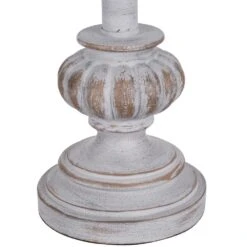 Clifon 28 In. 1-Light Distressed White Buffet Lamps (set Of 2) -Lamp Parts hampton bay lamp sets 24221 000 1f 1000