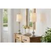 Clifon 28 In. 1-Light Distressed White Buffet Lamps (set Of 2)