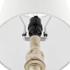 Bluffton 28 In. 1-Light Distressed Grey Buffet Lamps (set Of 2) -Lamp Parts hampton bay lamp sets 24222 000 40 1000