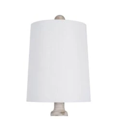 Bluffton 28 In. 1-Light Distressed Grey Buffet Lamps (set Of 2) -Lamp Parts hampton bay lamp sets 24222 000 44 1000