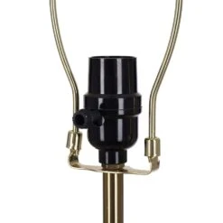 Wisteria 28 In. 1-Light Black And Gold Buffet Lamps (set Of 2) -Lamp Parts hampton bay lamp sets 24223 000 fa 1000