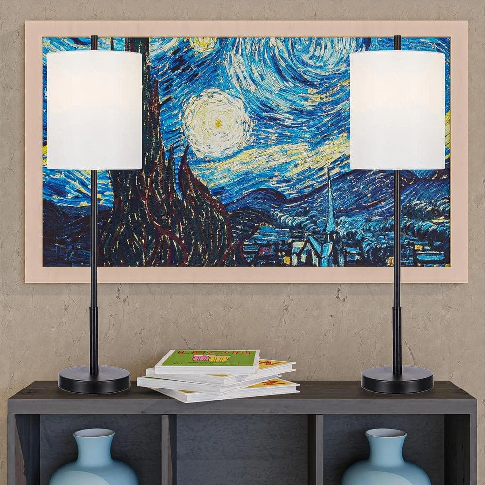 Biscayne 28 In. 1-Light Black Buffet Lamps (set Of 2) 14 Biscayne 28 In. 1-Light Black Buffet Lamps (set Of 2) - Image 12