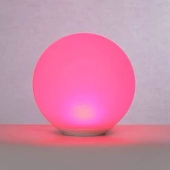 8 In. Color Changing LED Glow Ball Lamp 23 8 In. Color Changing LED Glow Ball Lamp -Lamp Parts hampton bay novelty lights gw acbl 08 44 1000