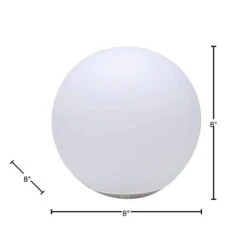 8 In. Color Changing LED Glow Ball Lamp 17 8 In. Color Changing LED Glow Ball Lamp -Lamp Parts hampton bay novelty lights gw acbl 08 a0 1000