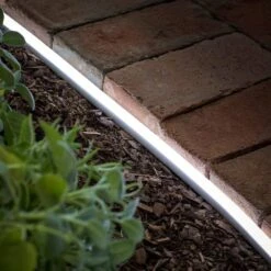 1000 Lumen 16 Ft. White Adjustable Light Color 120V Plug-in Or 12V Neon Flex LED Weather Resistant Outdoor Rope Light -Lamp Parts hampton bay rope lights nf165ccthd 66 1000