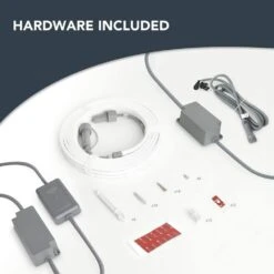 1000 Lumen 16 Ft. White Adjustable Light Color 120V Plug-in Or 12V Neon Flex LED Weather Resistant Outdoor Rope Light -Lamp Parts hampton bay rope lights nf165ccthd fa 1000