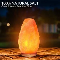 8.32 In. Ionic Natural Crystal Salt Lamp, 5-7 Lbs. -Lamp Parts himalayan glow novelty lights 1002 1f 1000