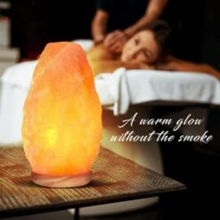 8.32 In. Ionic Natural Crystal Salt Lamp, 5-7 Lbs. -Lamp Parts himalayan glow novelty lights 1002 c3 1000