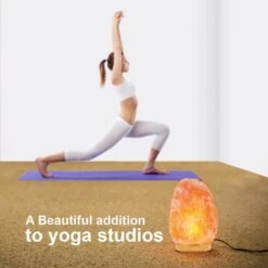 9 In. Tall Ionic Crystal Natural Salt 5 To 7 Lbs. Lamp -Lamp Parts himalayan glow novelty lights 1003 4f 1000