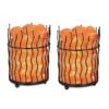 7.8 In. Ionic Crystal Salt Pillar And Natural Amber Glow Table Lamp, (Pack Of 2) -Lamp Parts himalayan glow novelty lights 1332b 64 1000