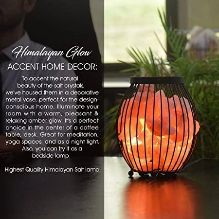 8.3 In. Ionic Crystal Natural Salt Oval Basket Lamp (Pack Of 2) 10 8.3 In. Ionic Crystal Natural Salt Oval Basket Lamp (Pack Of 2) - Image 8