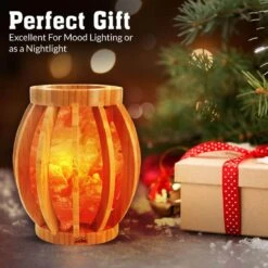 7.72 In. Bamboo Basket Salt Lamp 13 7.72 In. Bamboo Basket Salt Lamp -Lamp Parts himalayan glow novelty lights 1348 c3 1000