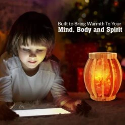 7.72 In. Bamboo Basket Salt Lamp 16 7.72 In. Bamboo Basket Salt Lamp -Lamp Parts himalayan glow novelty lights 1348 fa 1000