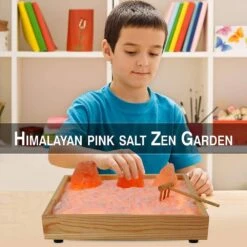 2 In. Himalayan Pink Salt Zen Garden, 2-3 Lbs. -Lamp Parts himalayan glow novelty lights 1398 44 1000