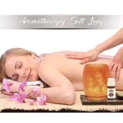 4 In. Aroma Therapy Salt Lamp With Wooden Base 15 4 In. Aroma Therapy Salt Lamp With Wooden Base -Lamp Parts himalayan glow novelty lights 942bc 44 1000