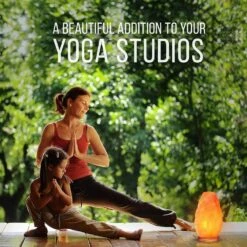 9 In. Himalayan Pink Salt Lamp Tall Table Lamp With Dimmer Switch 4 Lbs. To 7 Lbs. Each (Pack Of 2) -Lamp Parts himalayan glow novelty lights hd 1001 2pc fa 1000