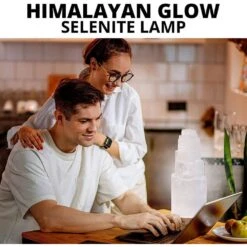 WBM 9 In. Crystal Selenite LED Lamp With USB Port (6-8 Lbs.) -Lamp Parts himalayan glow novelty lights hd 1051 4f 1000