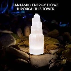 WBM 9 In. Crystal Selenite LED Lamp With USB Port (6-8 Lbs.) -Lamp Parts himalayan glow novelty lights hd 1051 66 1000