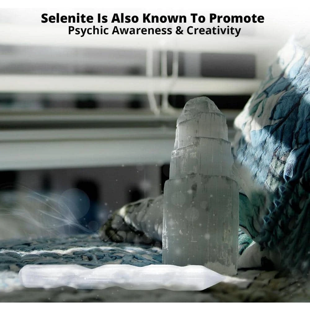 Selenite Crystal Wand For Healing 7 Selenite Crystal Wand For Healing - Image 5