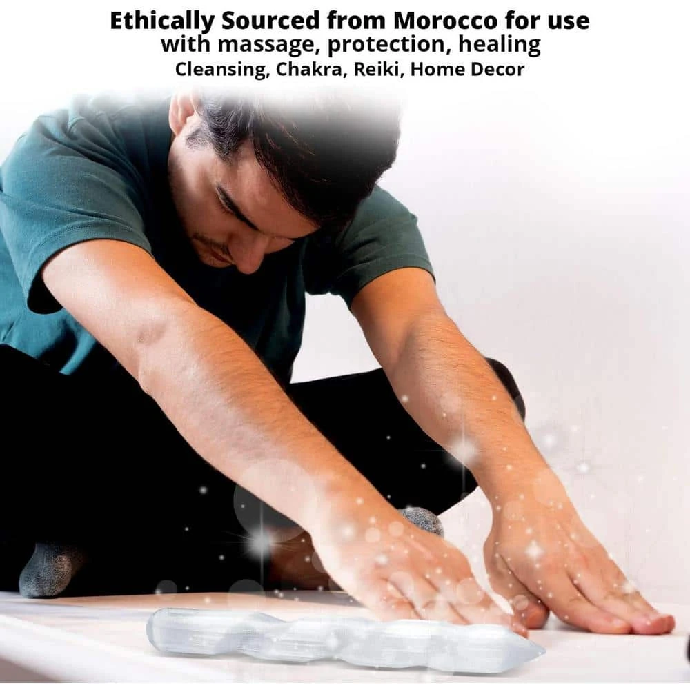 Selenite Crystal Wand For Healing 10 Selenite Crystal Wand For Healing - Image 8