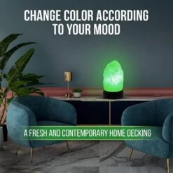 5.10 In. Himalayan Color Changing Salt Lamp, 2 Lbs. - 4 Lbs. -Lamp Parts himalayan glow novelty lights hd 904ac a 4f 1000