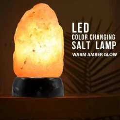 5.10 In. Himalayan Color Changing Salt Lamp, 2 Lbs. - 4 Lbs. -Lamp Parts himalayan glow novelty lights hd 904ac a fa 1000