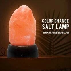 5.10 In. Color Changing Himalayan Salt Lamp, 2 Lbs. - 4 Lbs. -Lamp Parts himalayan glow novelty lights hd 904ac c 4f 1000