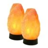 Himalayan Pink Salt Lamp, 9 Inches Tall Multicolor Table Lamp (Pack Of 2) 1 Himalayan Pink Salt Lamp, 9 Inches Tall Multicolor Table Lamp (Pack Of 2) -Lamp Parts himalayan glow novelty lights hd a 900ac 2pk 64 1000